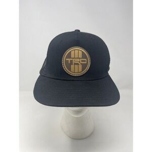 Toyota Racing Development‎ TRD Snapback Hat Adjustable Cap, Black, Leather Patch